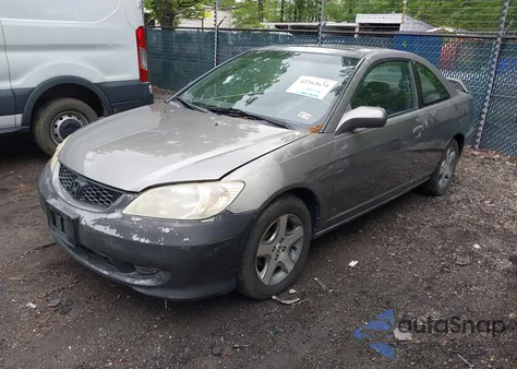2005 Honda Civic Ex z USA, uszkodzony, nr VIN 1HGEM21975L017615